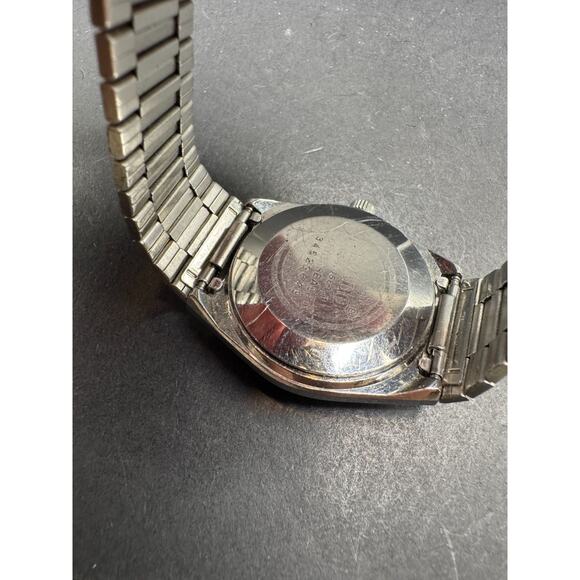 Vintage RADO VOYAGER Watch Automatic Day/Date Swiss 636.3583.4 Silver Tone - Picture 10 of 11